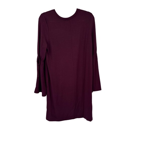 Loft Outlet Lounge Burgundy dress Tunic  Size Large Rayon knit new $69 - Picture 3 of 4